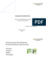 Redes de Computadores e Planilha Eletrônica