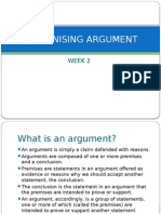 Recognising Argument