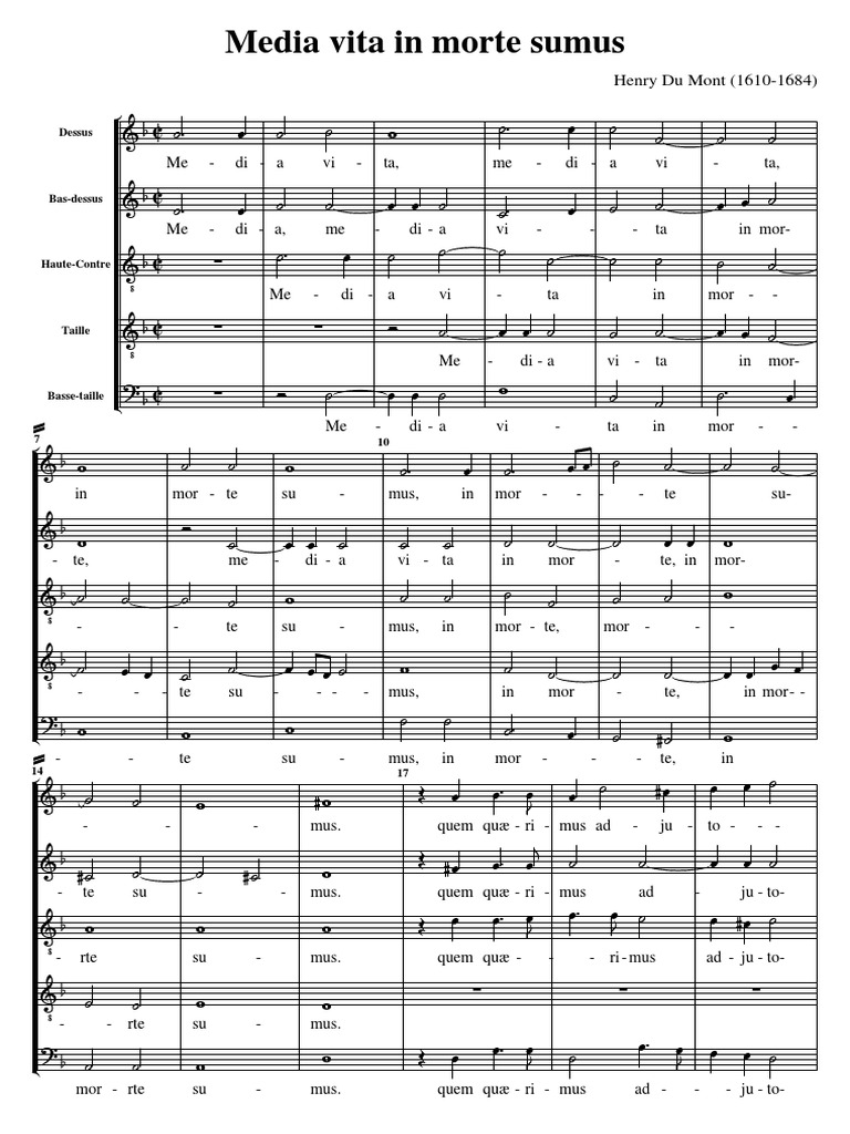 Media Vita In Morte Sumus Pdf