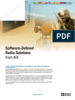 Software Defined Radio Solutions From ADI Web PDF