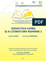 Didactica Limbii Si Literaturii Romane 2 pti (1)