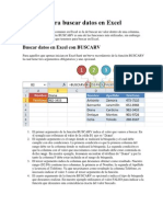 Fórmula Para Buscar Datos en Excel