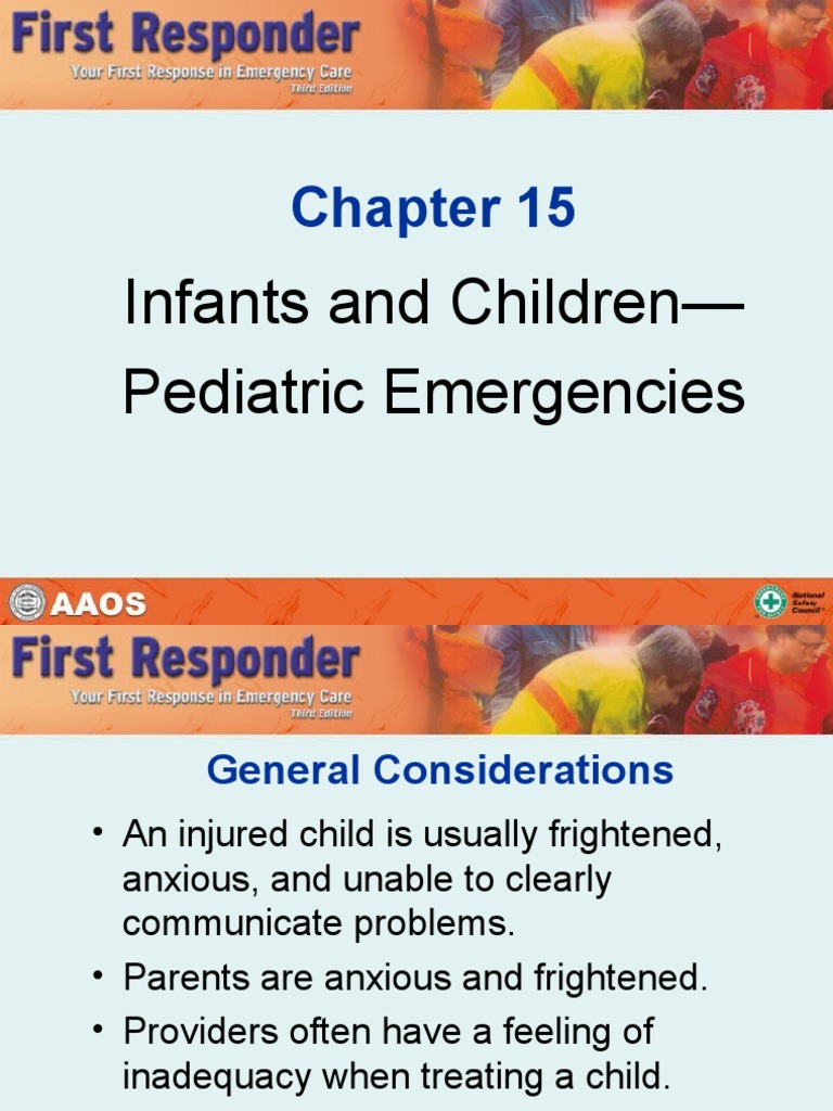Infants and Children - Pediatric Emergencies | PDF | Cardiopulmonary ...