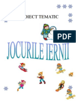 Proiect Tematic - Jocurile Iernii