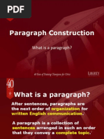 Paragraph Construction PDF