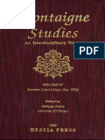 Montaigne Studies 4