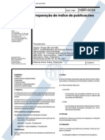 ABNT NBR 6034 - Preparacao de Indice de Publicação - Procedimento