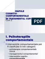 Psihoterapiile Cognitiv Comportamentale La Copil Curs2