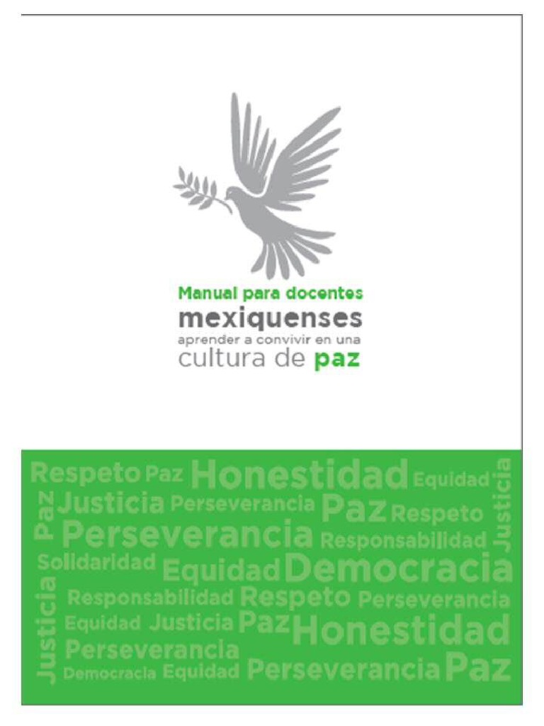 Manual para Convivir en Cultura de Paz | PDF | Paz | Conflicto (proceso)