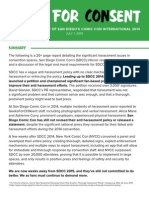 SDCC 2014 Genderbased Safety Audit Report