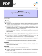 Bluetooth Operation Procedures and Testing Reloaded - v4.100 TOC PDF