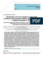 Optimization of Furrow Irrigation - PUBLICADO PDF