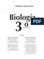 Libro 3° Año Medio Biología para Profesor