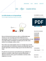 Las Dificultades en El Aprendizaje - PSICOLOGIA EDUARDO ORTEGA PDF