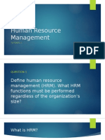 Human Resource Management