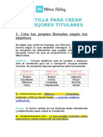 Plantilla para Crear Titulares