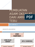 Pembuatan Asam Oksalat Dari Ampas Tebu