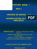 ARQ-1 Nomenclatura do navio mercante