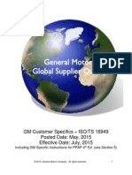 GM Customer Specifics - Rev 05-07-15