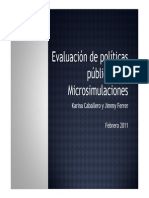 09 Evaluacion de Politicas Publicas Con Microsimulaciones PDF