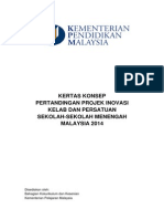 Kertas Konsep Pertandingan Projek Inovasi KelabPersatuan