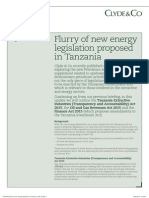 CC007848 - Flurry of New Energy Legislation in Tanzania - 29.06.15