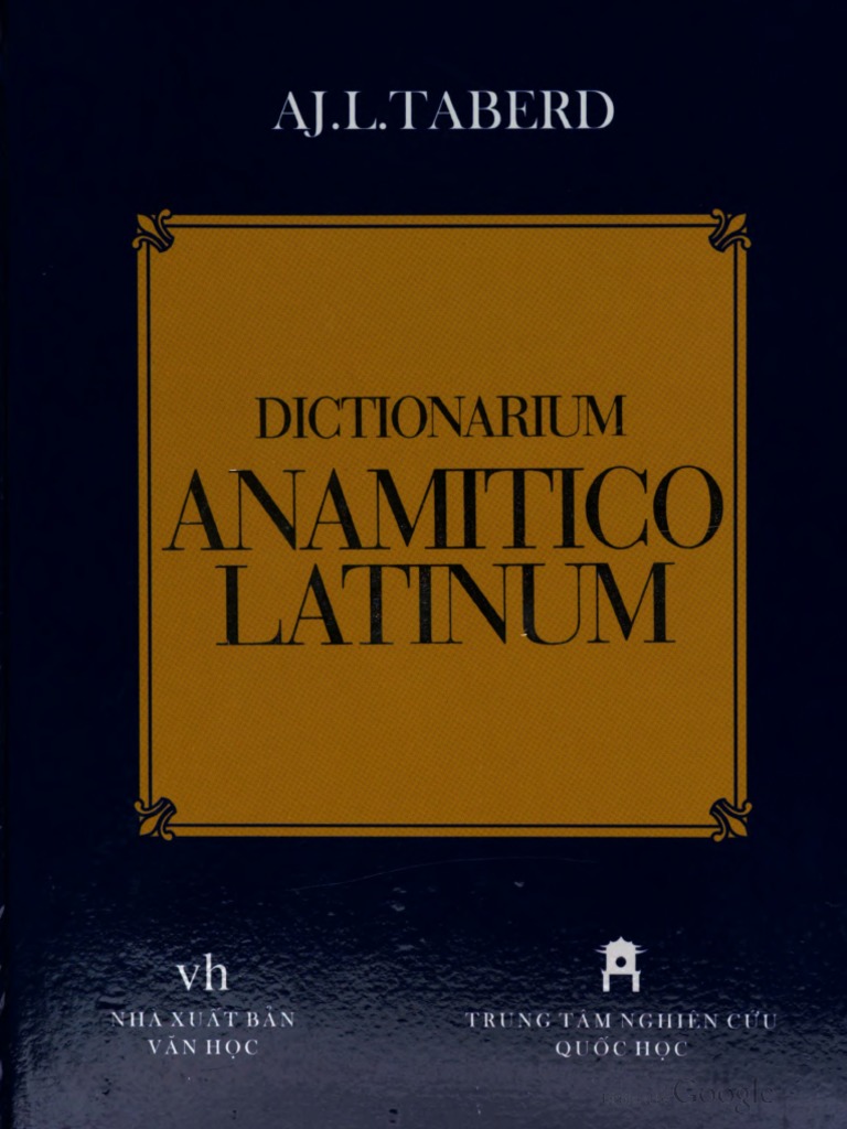 Dictionarium Anamitico Latinum | PDF