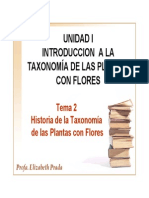 Taxonomia, Unidad I.2