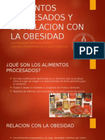 Alimentos Procesados y Su Relacion Con La Obesidad