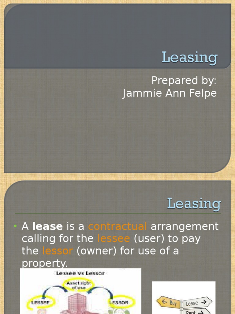 Understanding Lease Types and Financing Options | PDF | Business | Law
