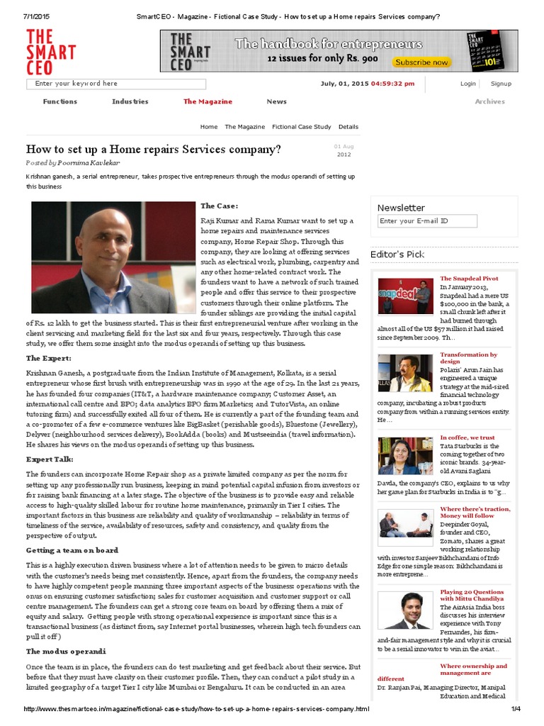 Smart Ceo Magazine | PDF | Employment | Entrepreneurship