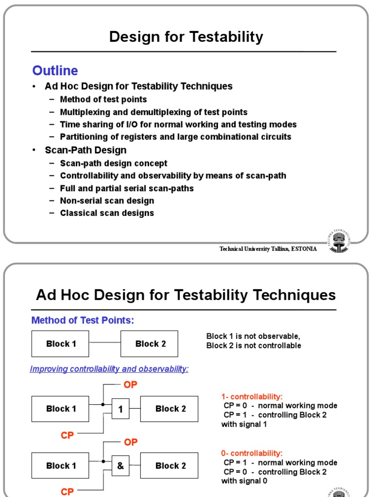 ATPG - 3 Testability Design | PDF | Electronics | Computer Engineering