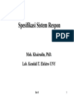 Time Response Spec PDF