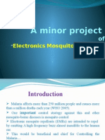 A Minor Project: Electronics Mosquito Repellent Device