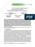 New Concepts For Prevention of Ageing by Means of On-Line Degassing and Drying and Hermetically Sealing of Power Transformers