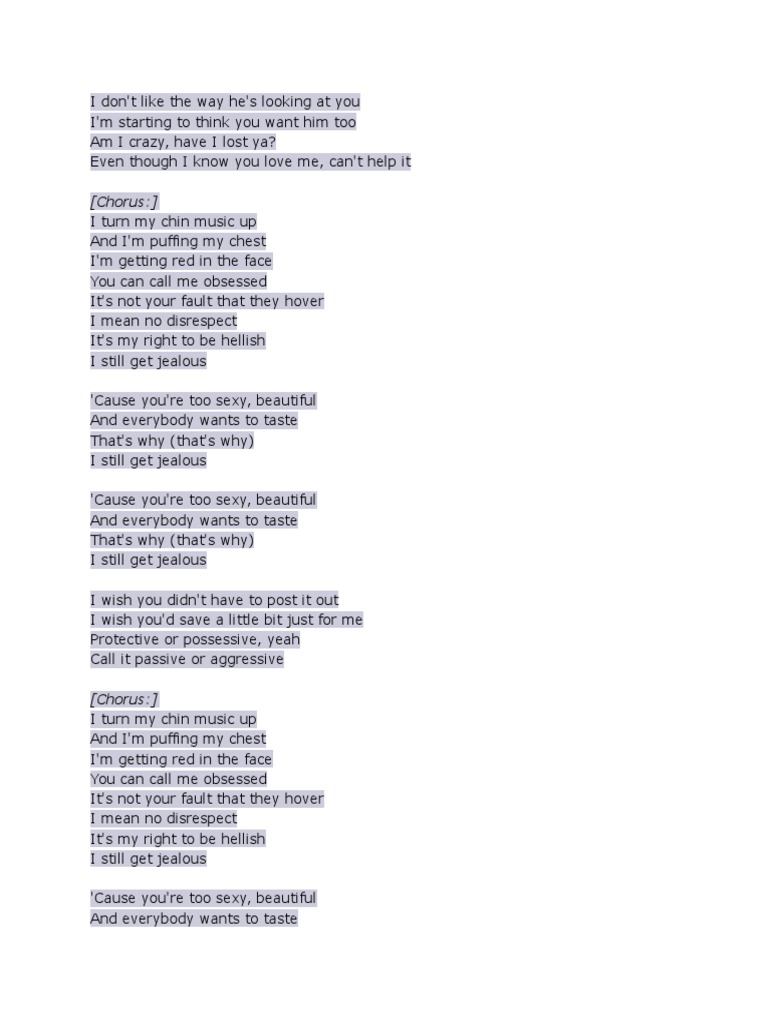 Jealous Nick Jonas Pdf