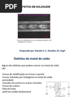Defeitos em Soldagem PDF