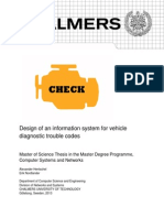 Design of An Information System For Vehicle Diagnostic Trouble Codes