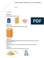 Ejercicios Resueltos Paso A Paso de Áreas y Volúmenes