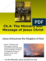 Ch.4: The Ministry and Message of Jesus Christ