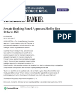 Senate Banking Panel Approves Shelby Reg Reform Bill _ American Banker