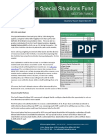 Officium Special Situations Fund Quarterly Report Review