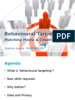 Behavioural Targeting - Stephen Neville