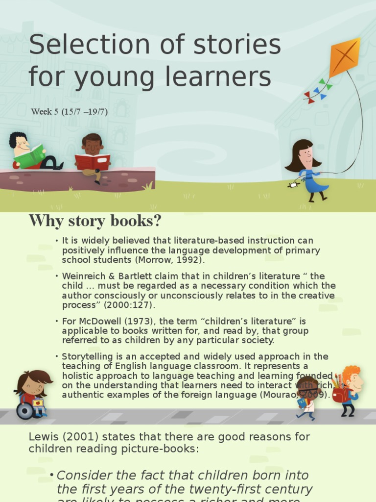 WEEK 5. Stories for Young Learners Vocabulary Reading (Process)