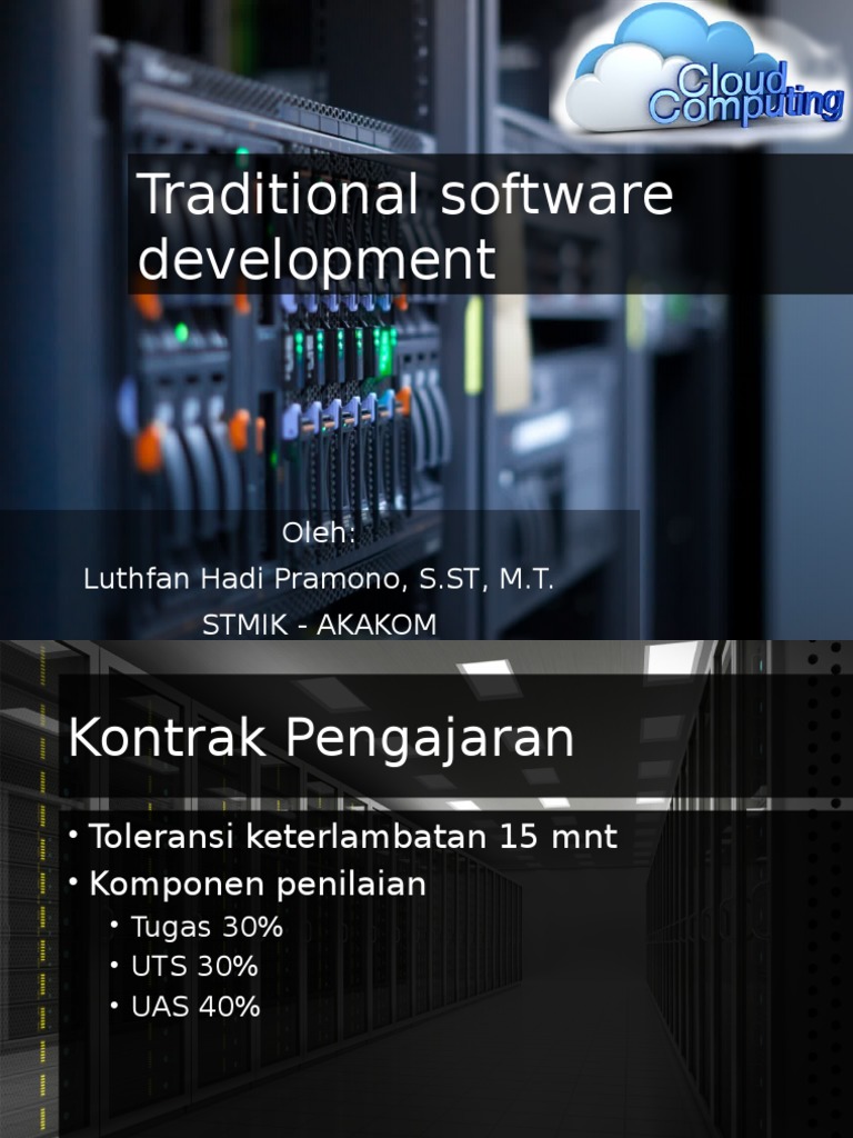 Bab7 - TCC - Traditional Software Development | PDF