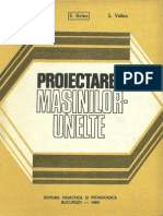 Proiectarea Masinilor-Unelte