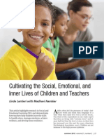 Cultivating The Social, Emotional, and Inner Lives of Children and Teachers