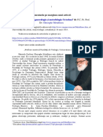 Pr. Dan Bădulescu: Comentariu Pe Marginea Unui Articol