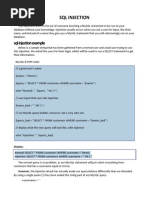 SQL Injection