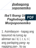 Pagbabagong Morpoponemiko